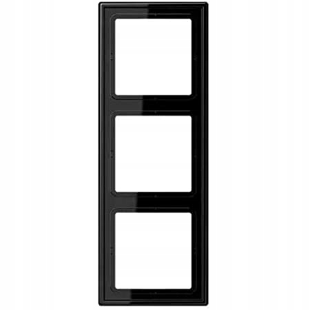 Rámeček trojitý černý lesklý LS983SW Jung