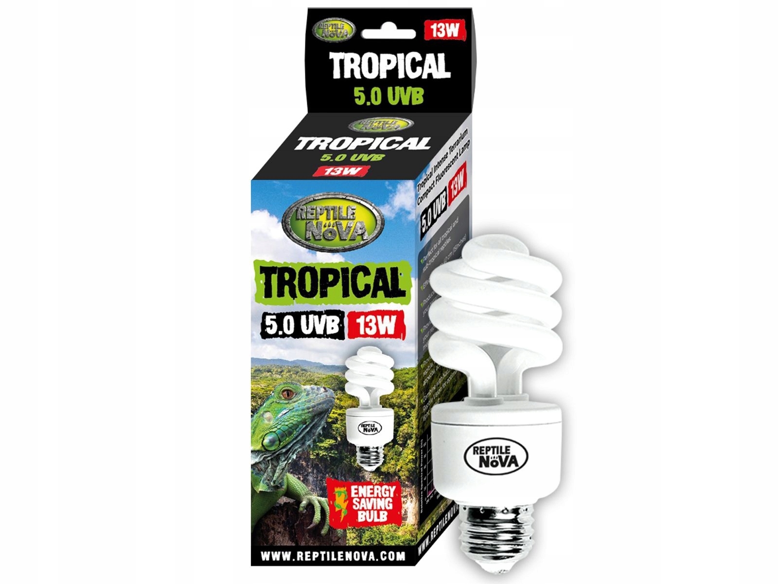 Levně Uvb žárovka Tropical 13W 5.0 Reptile Nova