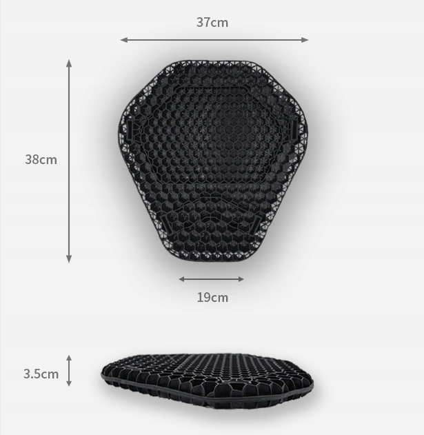 PODUSZKA MOTOCYKLOWA ŻELOWA NA SIEDZENIE MOTOR MOTOCYKL NAKŁADKA GRUBA Producent inny