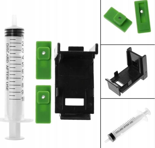 Tusz do napełniania + Klip do kartridży HP Kod producenta ATR-0577