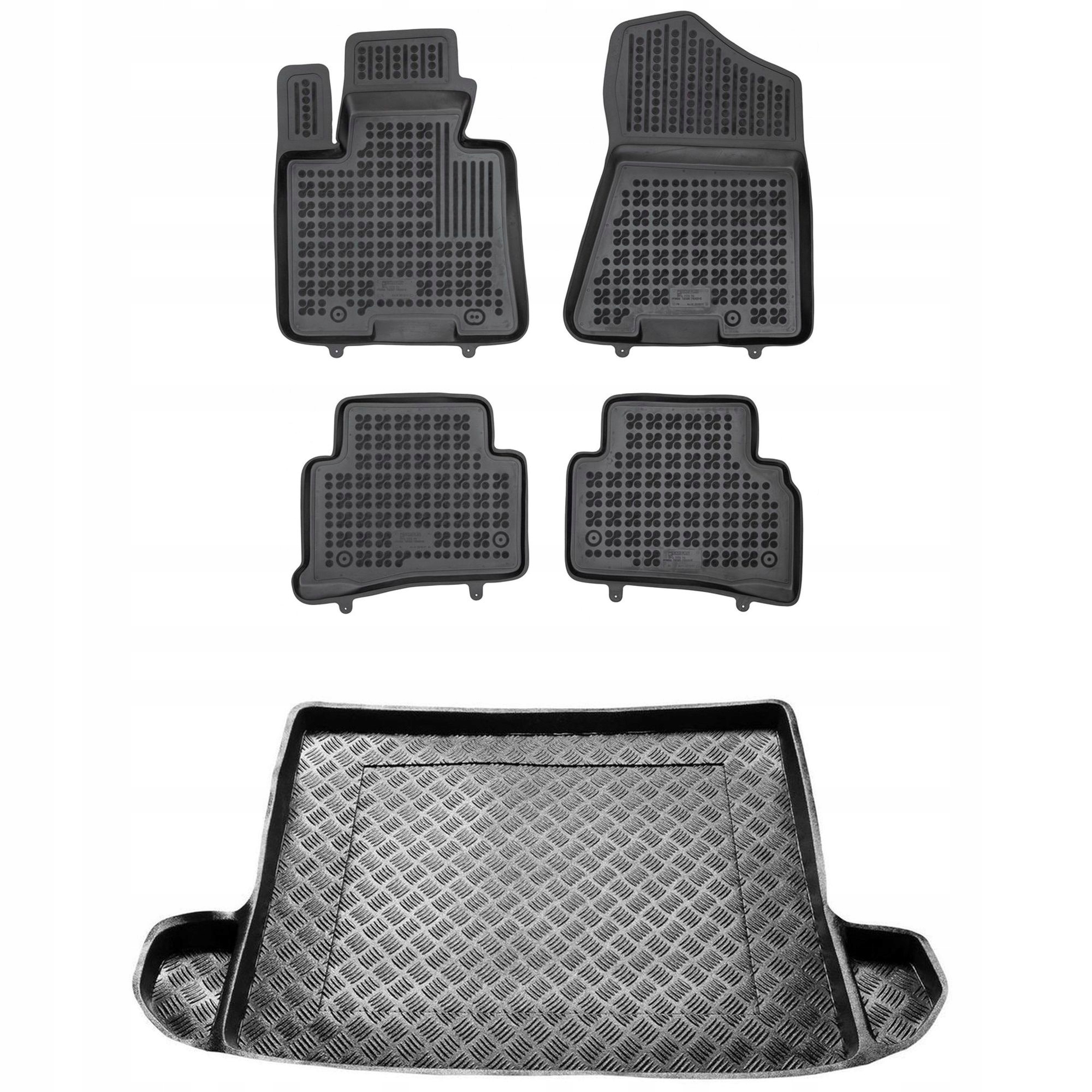 Sada koberčekov a rohože Kia Sportage IV 2015-2018 pred faceliftom, horné pery