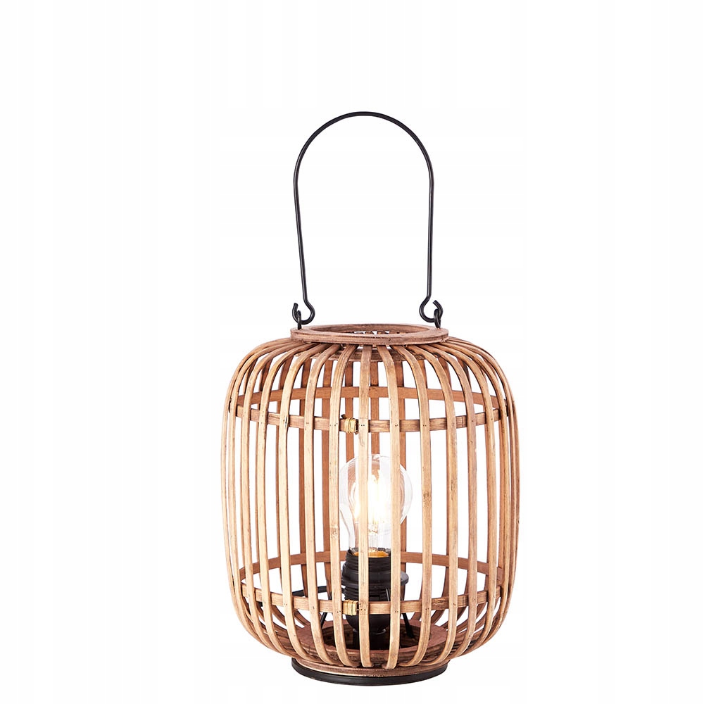 Endon Mathias Bambusová stolová lampa E27 10W svetlé drevo IP20