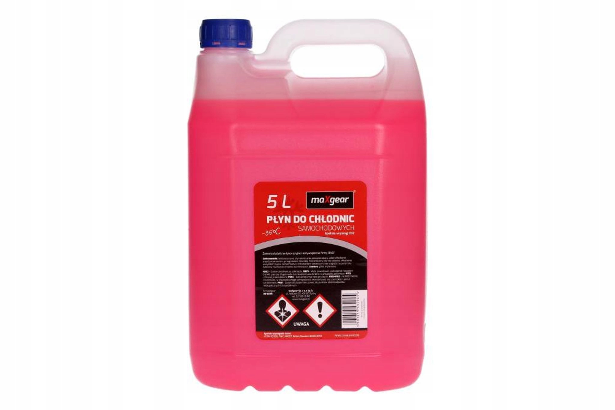 Maxgear 36-0076 Płyn Do Chłodnic 5L -35C (różowy) G12 Na Dodatkach Basf