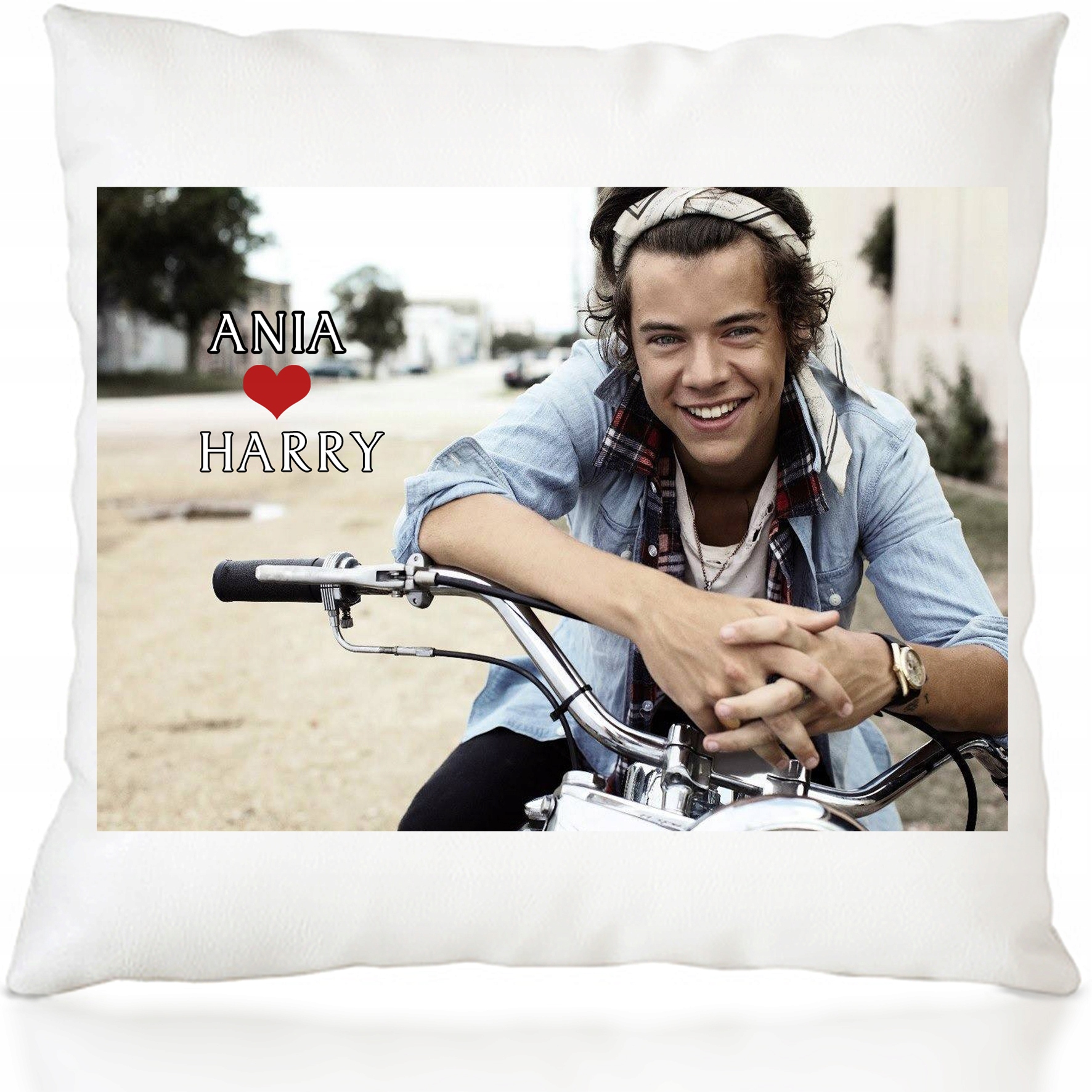 PODUSZKA ONE DIRECTION Harry Styles + IMIĘ FANKI