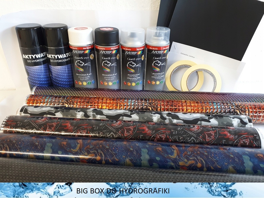 Hydrografika folia do hydrografiki BIG BOX Marka inna