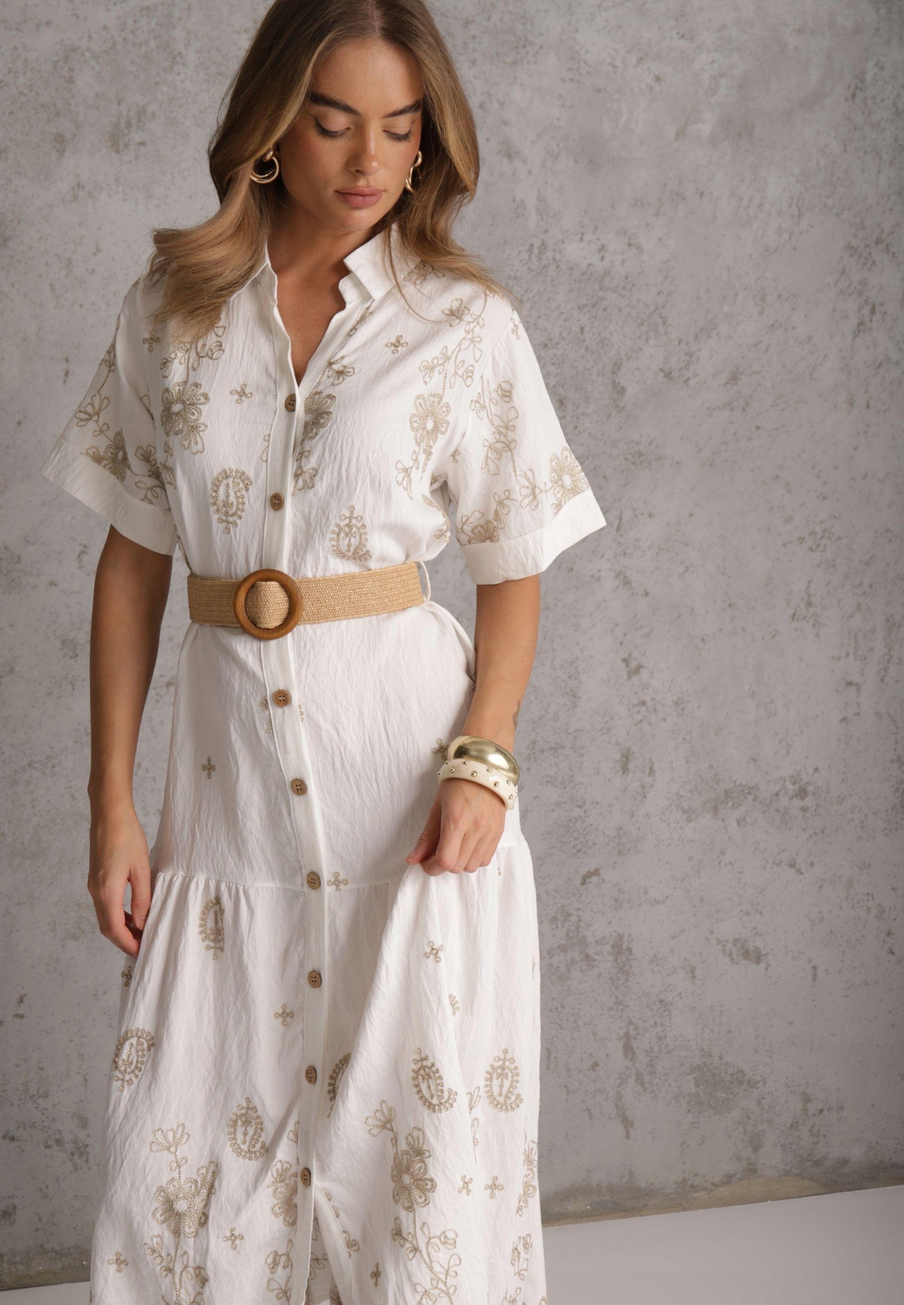 Renee Bílá Šaty XL/XXL