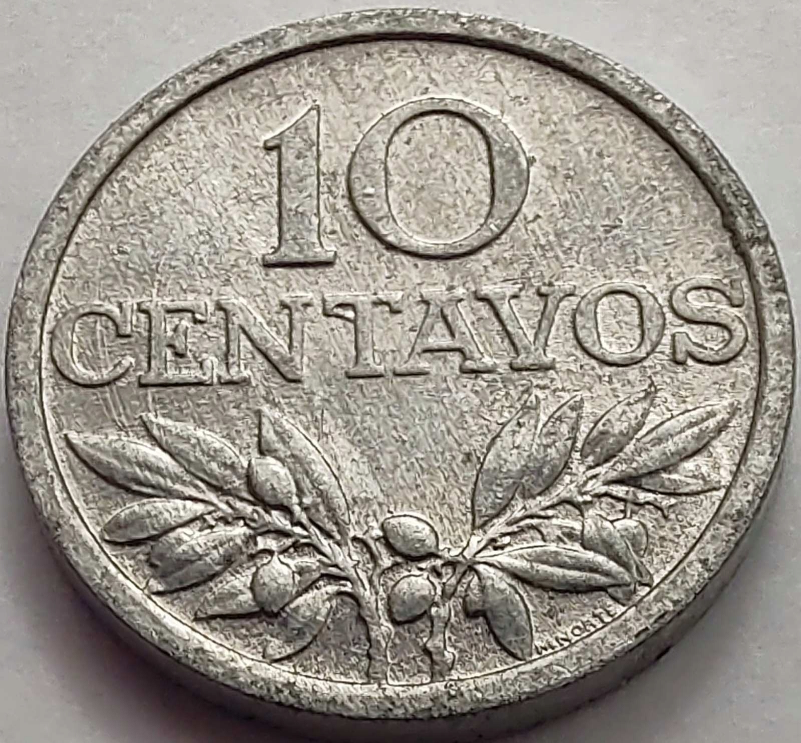 1961 - Portugalia 10 centavo, 1974