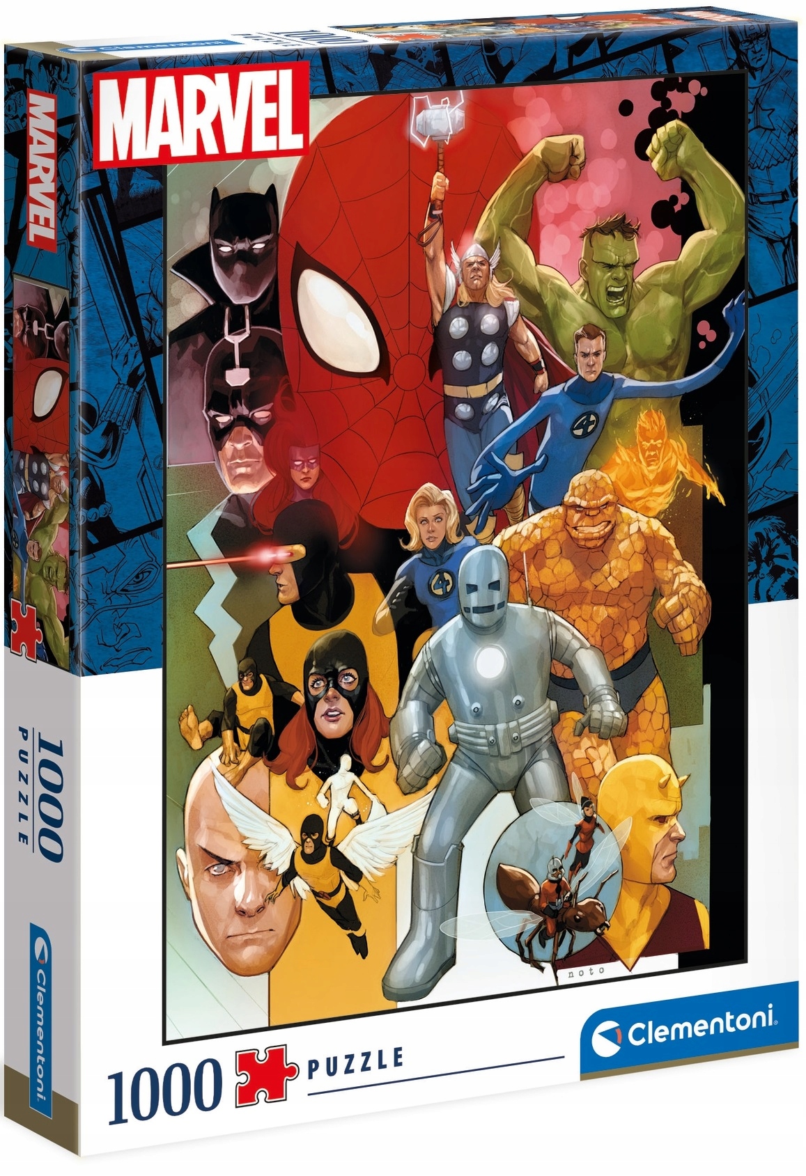 

Puzzle 1000 el Bohaterowie Marvel Spiderman Hulk