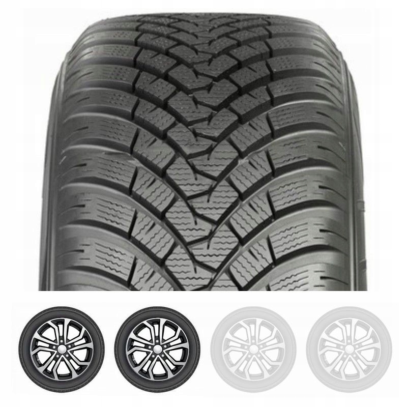 2x зимові шини 245 / 40r21 Falken Eurowinter HS01