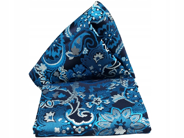 NIEBIESKA WE WZORY POSZETKA WYPUSTKA BUTONIERKA