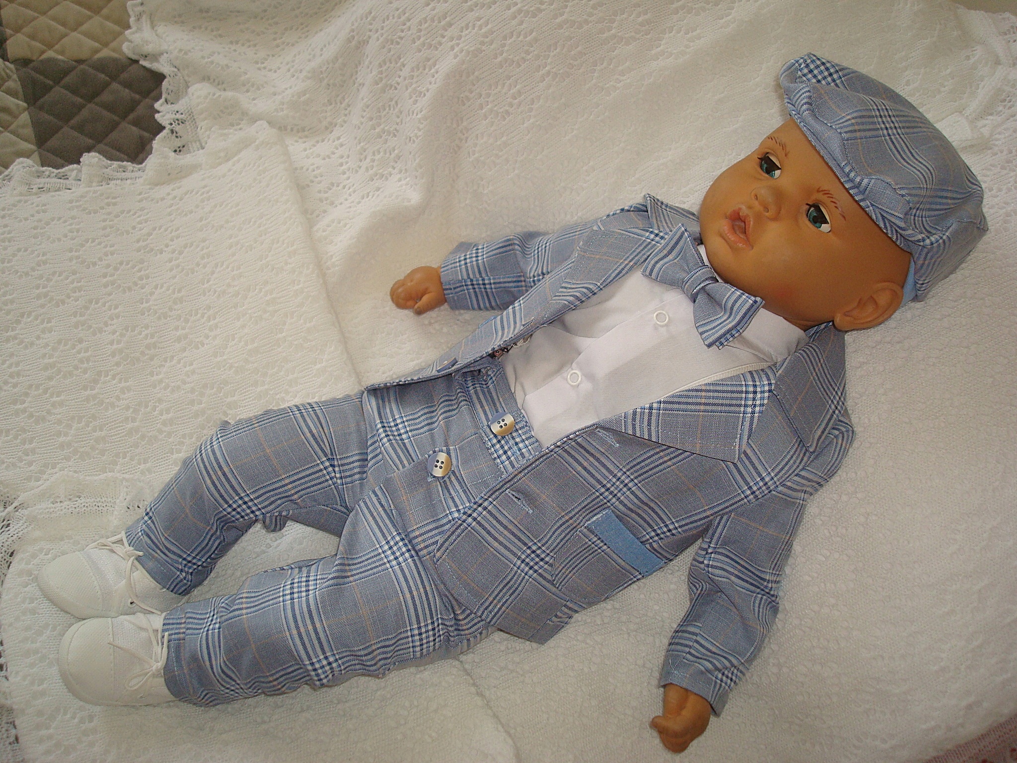 MARYNARKA KOMPLET UBRANKO/CHRZTU/WESELE/86 INNE Płeć Chłopcy