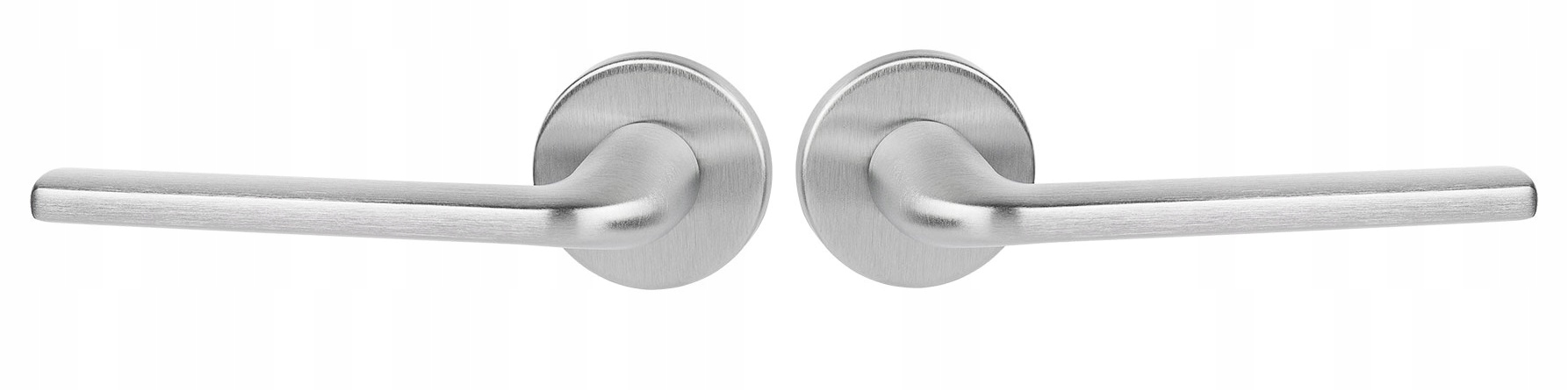 Klika na dveře komplet rozety štítek Scandi slin kulatý chrom matný