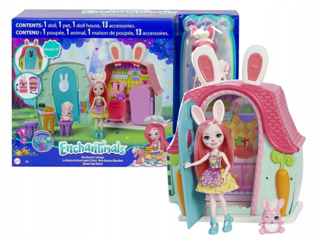 

Enchantimals Mały Domek Królika Lalka Bree Bunny
