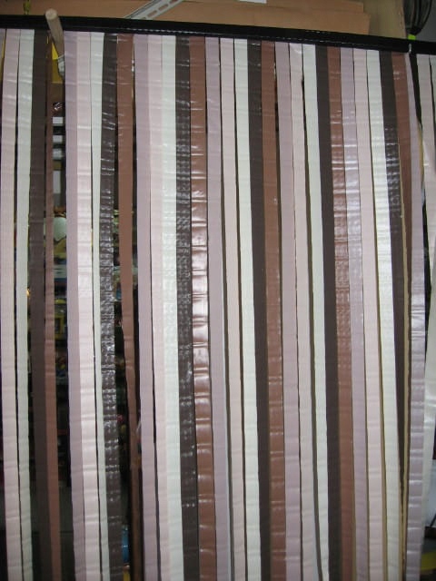 ZASŁONA NA DRZWI PASKI PRZECIW OWADOM MUCHOM KOMAROM 80CM BEŻOWA