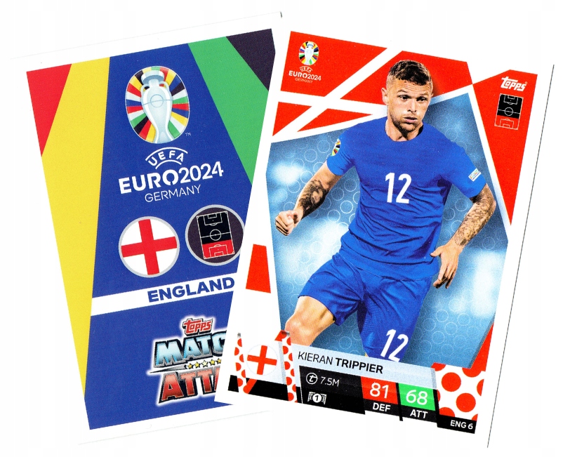 Topps Match Attax Euro 2024 Team Mate Base England ENG6 Trippier