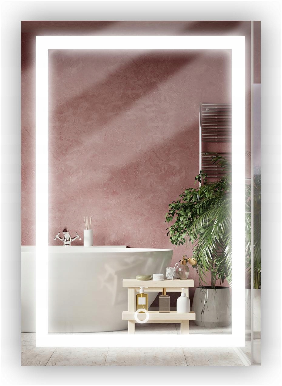 

Lustro Łazienkowe Led 50x90 Włącznik Dotykowy