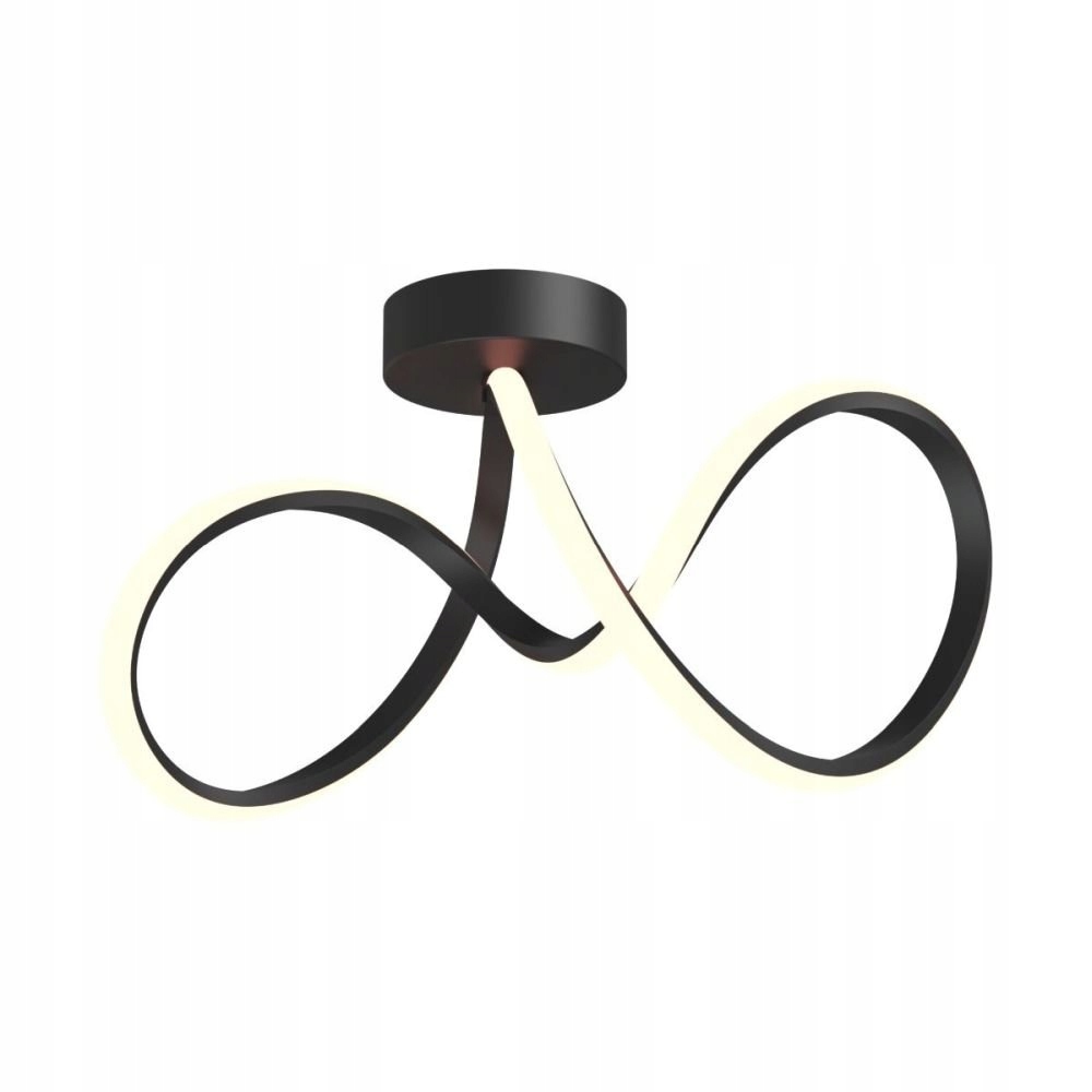 Moderná čierna stropná lampa do obývačky 26W Clint MX6347-1-3BT Zuma Line