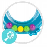 CANPOL BABIES ZABAWKA GRZECHOTKA SOWA RÓŻOWA 0m+ Materiał plastik