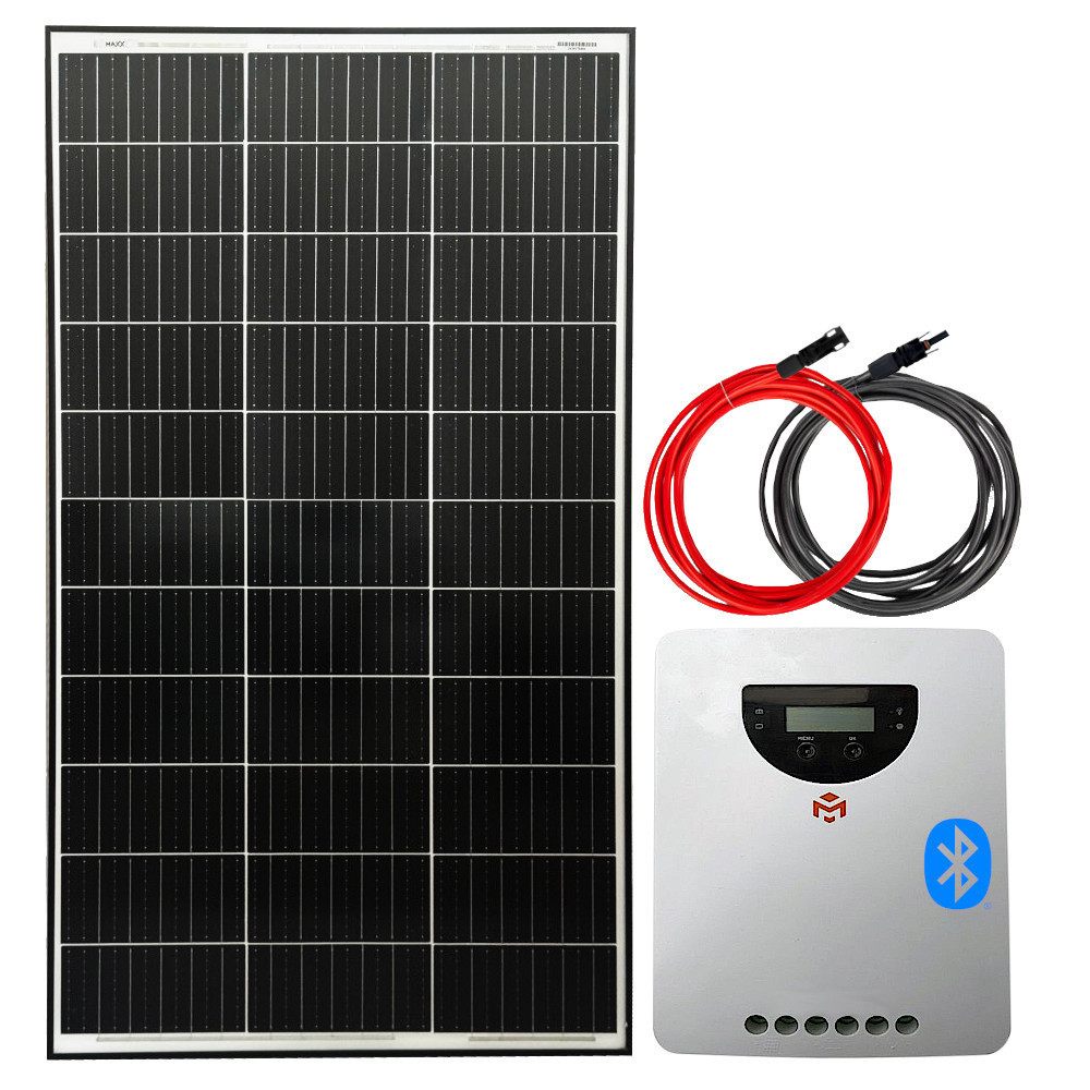 Solární Sada 170W Fotovoltaická Mppt Pro Obytný Vůz Monokrystalická