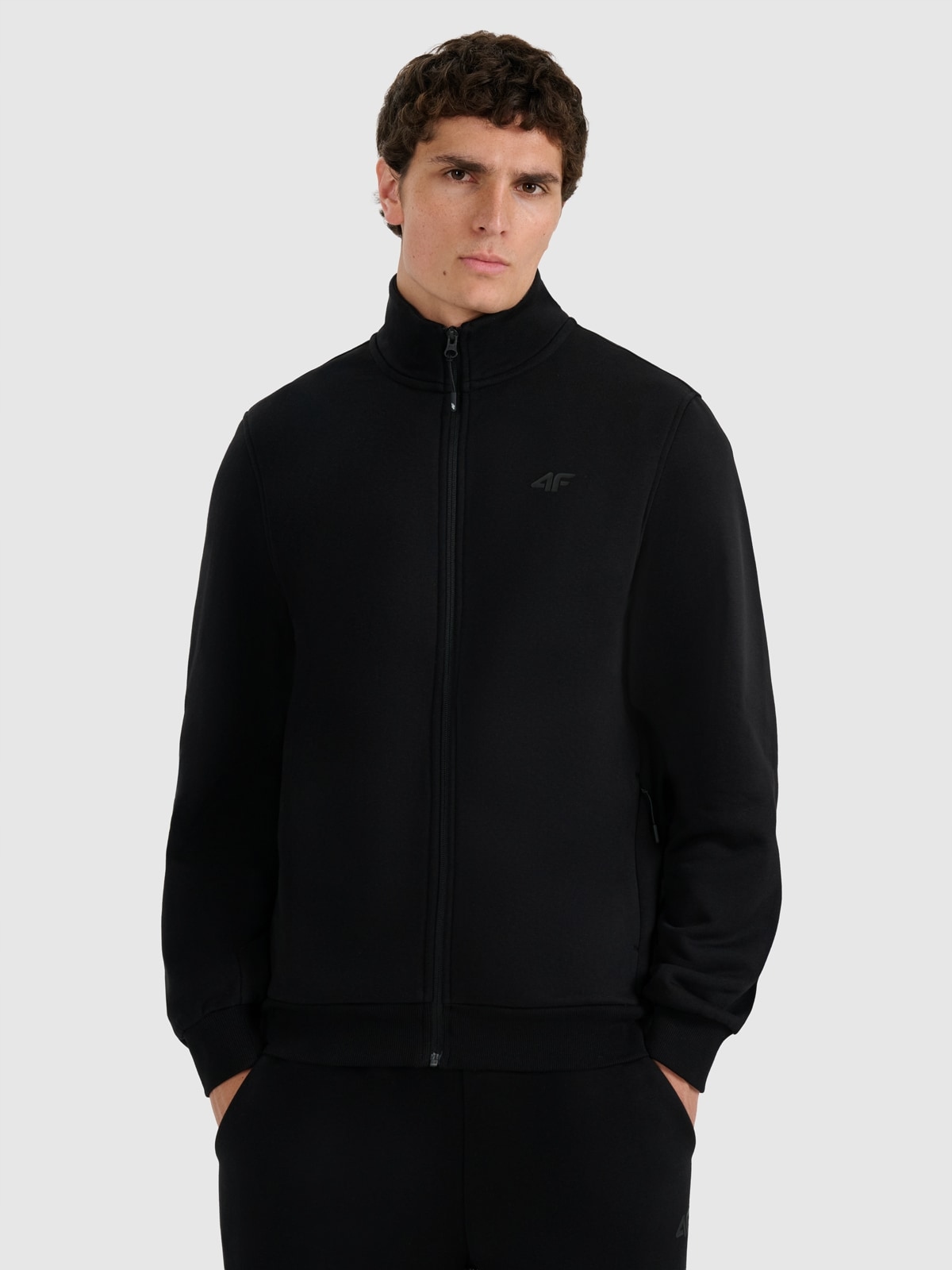 Pánská Tepláková mikina 4F } Černá S