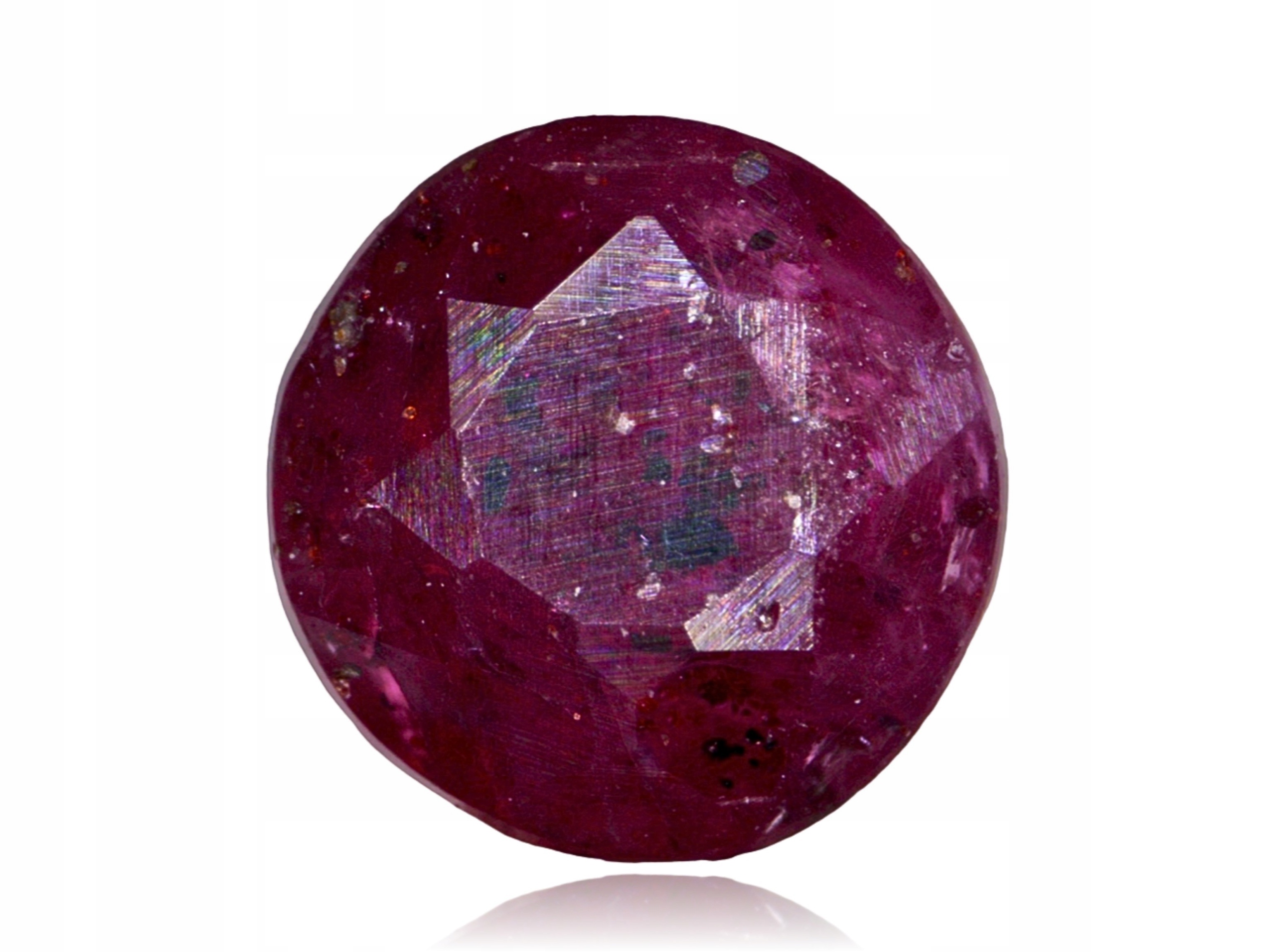 Rubín 0.34ct Kulatý eCertifikát Wbd