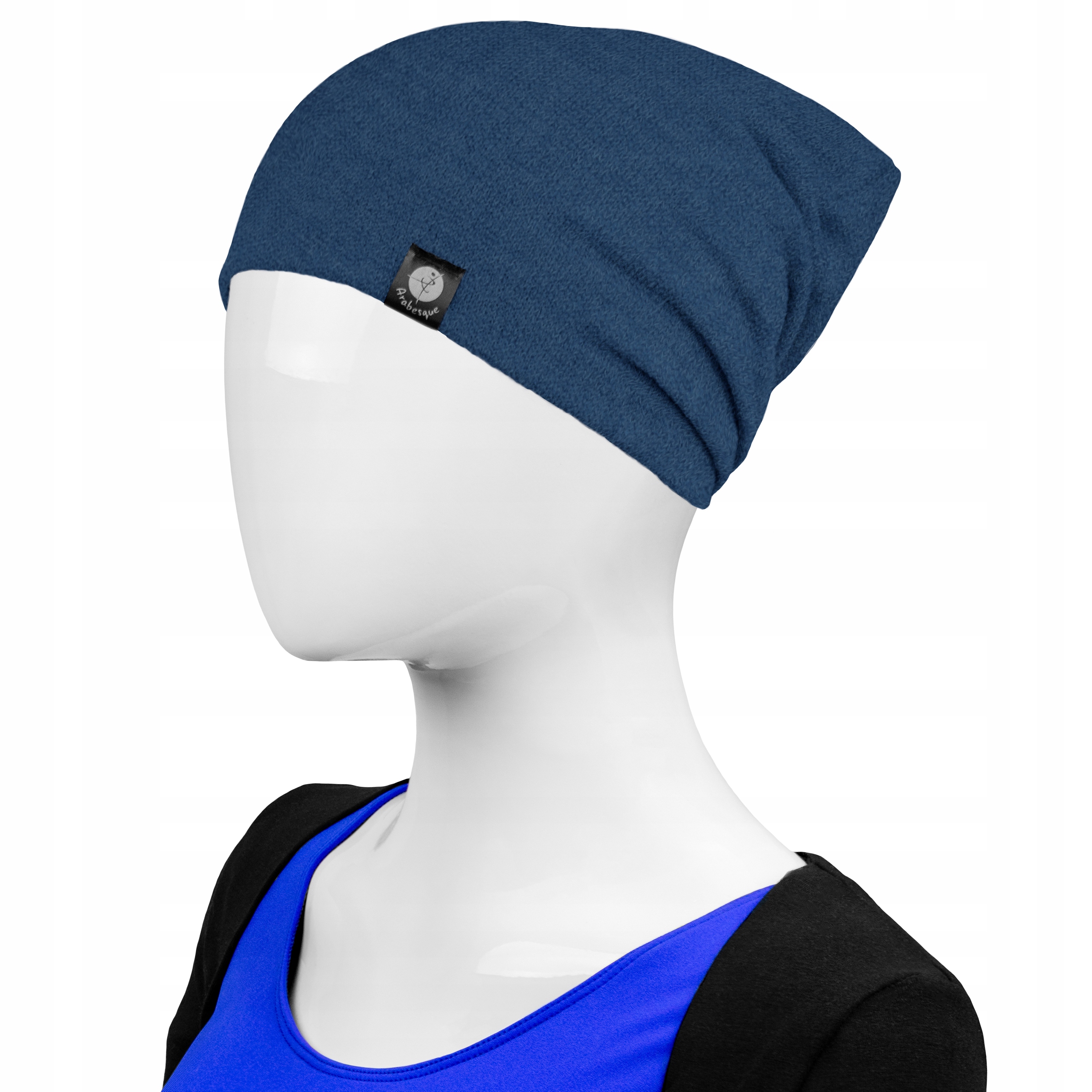 

Damska czapka na zimę dwie warstwy beanie rozm. M
