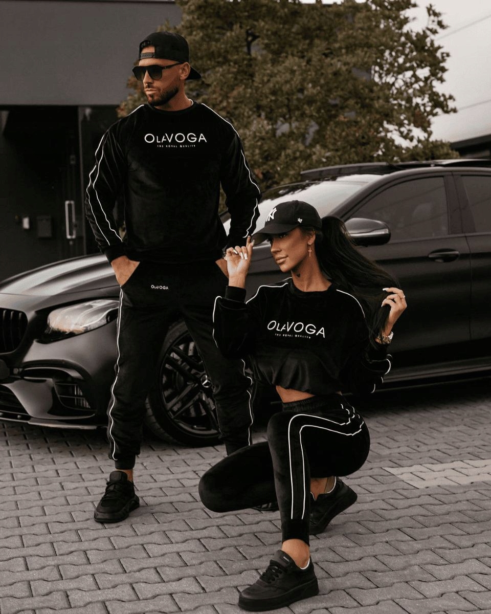 Komplet męski OLAVOGA DRESSY MEN 2025 czerń M Marka OlaVoga