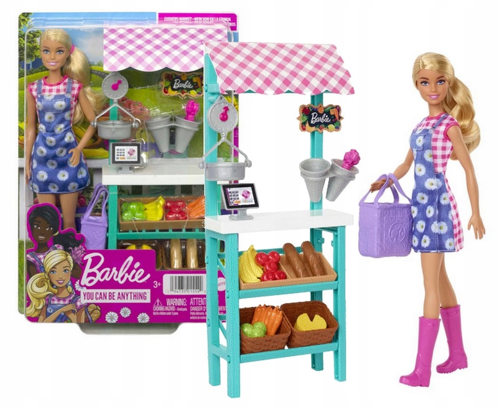 

Lalka Barbie Targ Farmerski zestaw z lalką