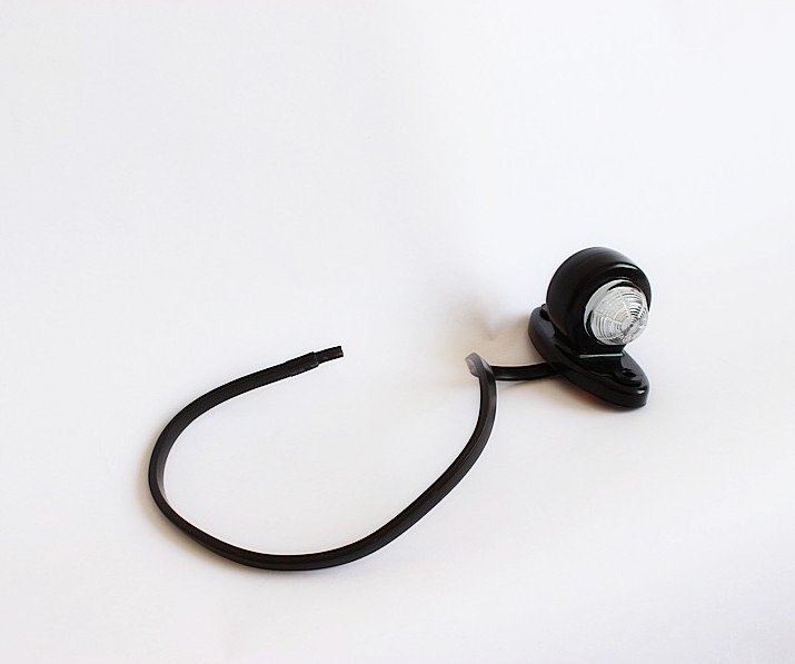 Lampa obrysowa biało-czerwona HORPOL LD 465 LED z przewodem UNIWERSALNA Strona zabudowy uniwersalne