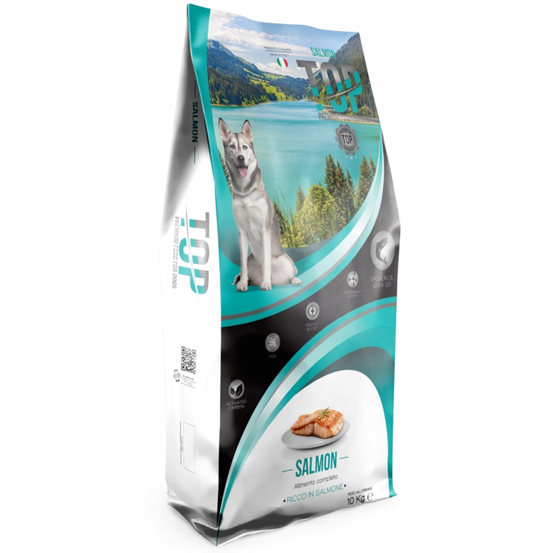 Top Premium Food Dog Adult Small Medium Salmon Łosoś 10kg