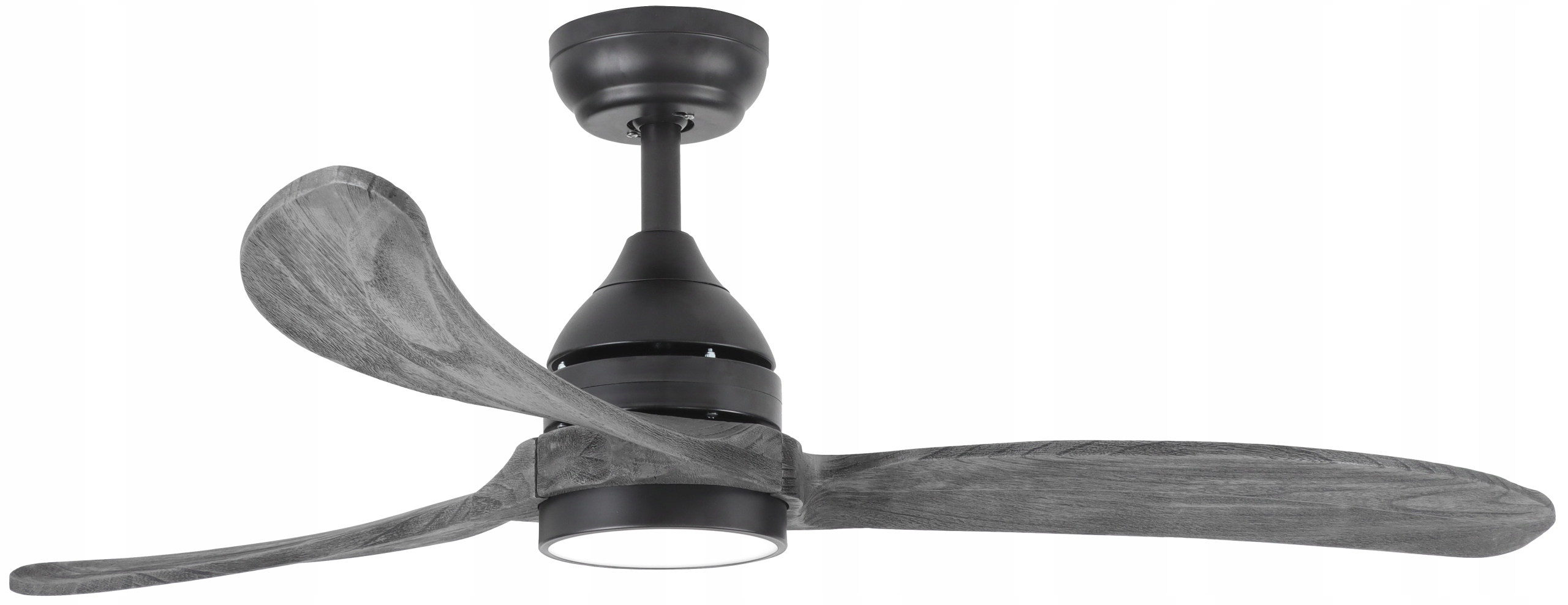 Stropný ventilátor Santana DC Led Šedé drevo 132 cm Moderná lampa