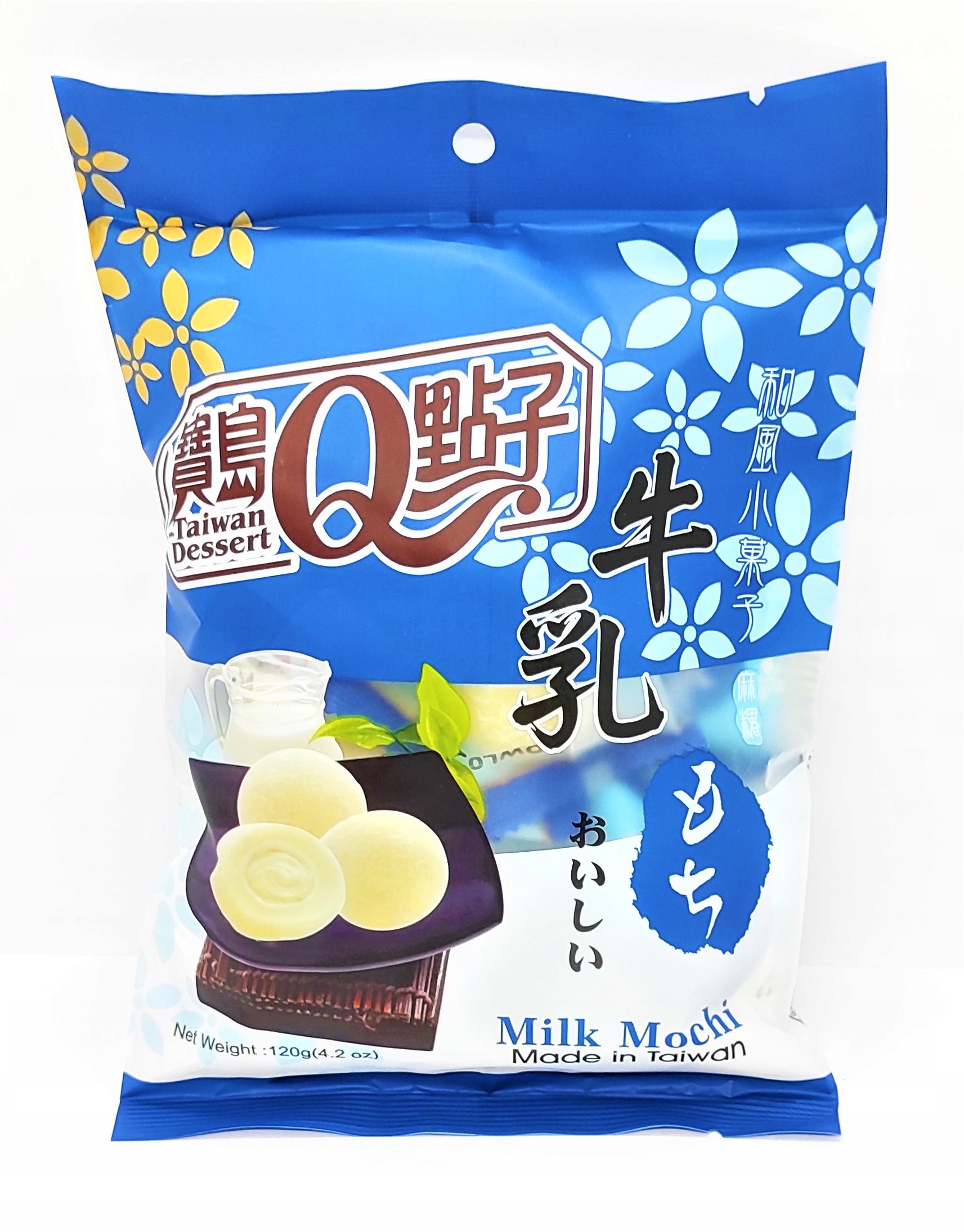 

Taiwan Dessert Mochi Milk 120G.