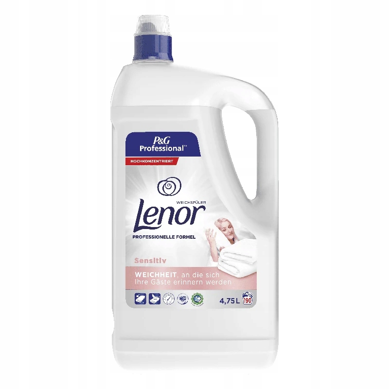 Levně Lenor Professional Tekutá aviváž Sensitive 4.75l