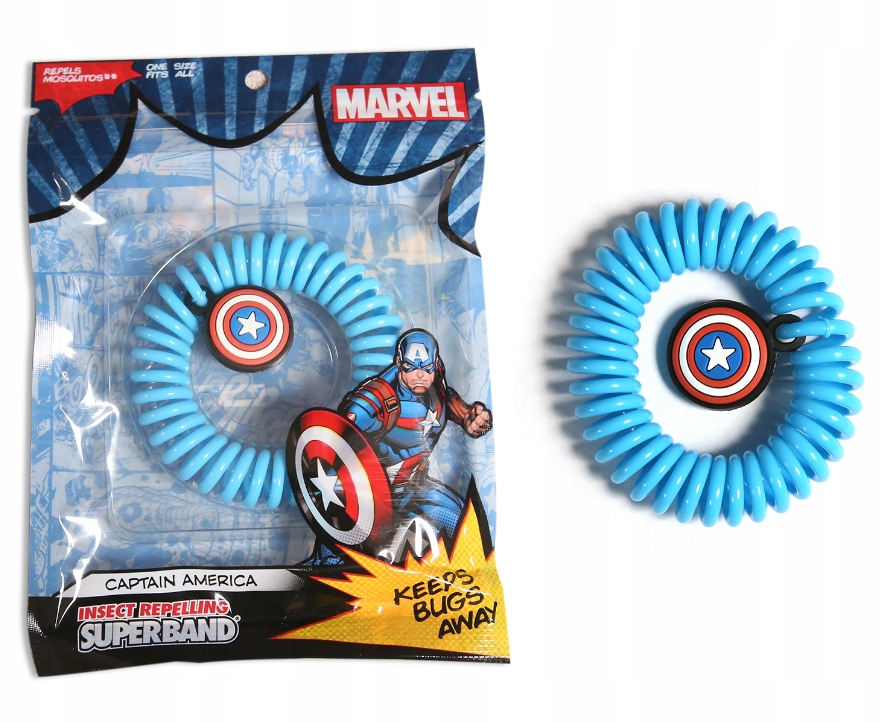 

Opaska Przeciw Owadom Superband Kapitan Ameryka