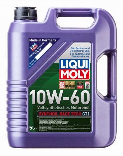 Olej Liqui Moly 10V60 5L Synthoil Race Tech GT1 Sl/cf 8909