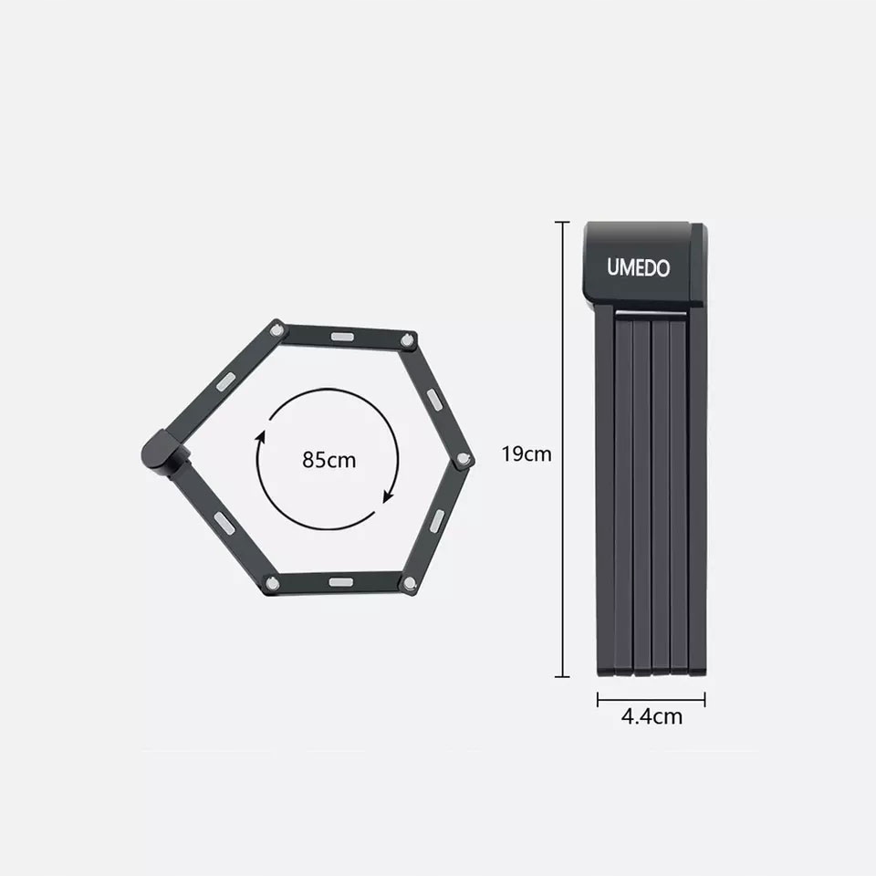 ZAMEK ROWEROWY ZAPIĘCIE SKŁADANE BLOKADA ROWERU Kod producenta 455423634151