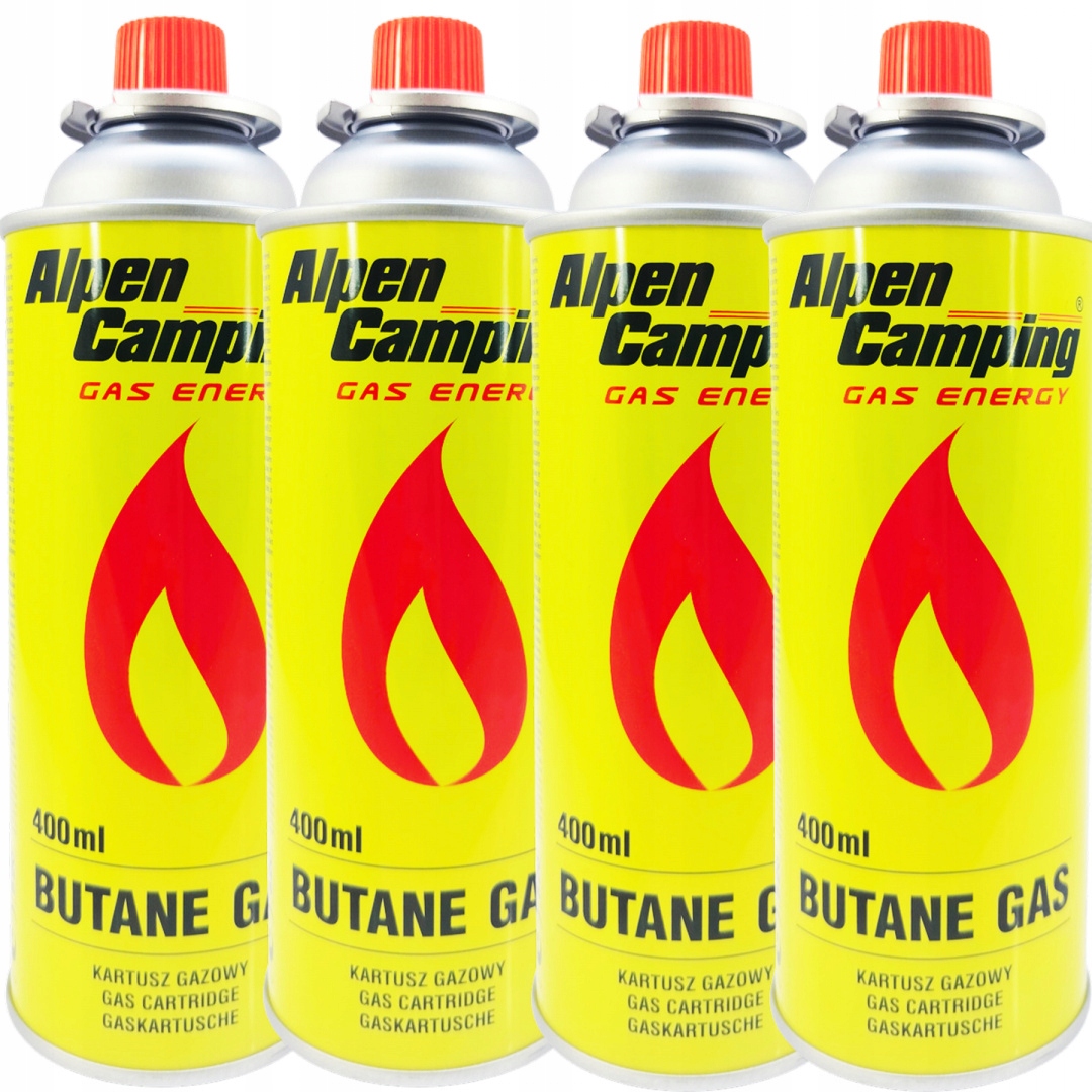 

4 x Gaz Kartusz Nabój Gazowy 400ml/227gr