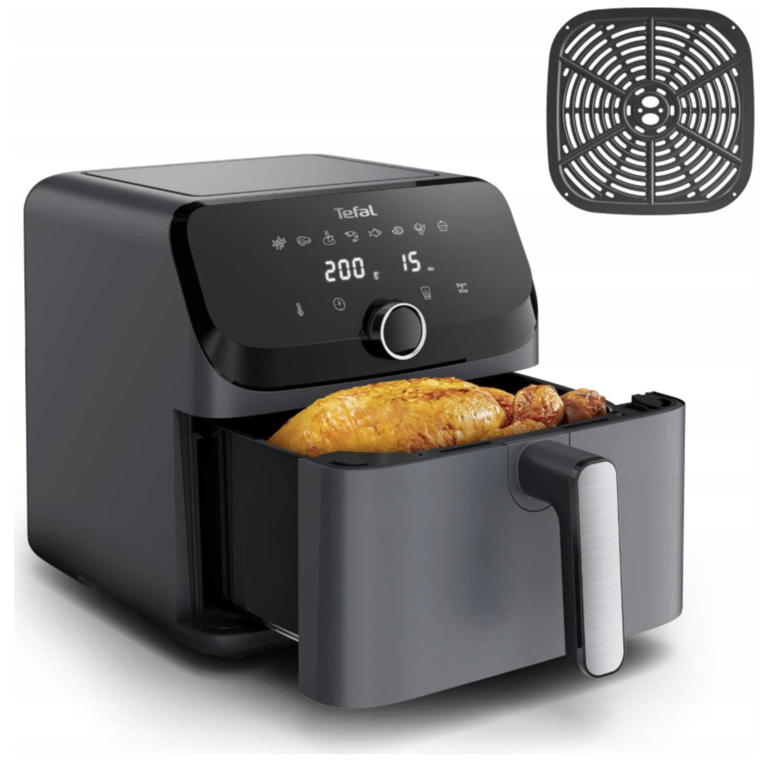 Frytkownica Beztłuszczowa Tefal 7,5L Air Fryer XXL 8 Programów 80–200°C