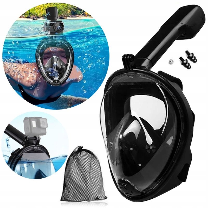 MASKA DO NURKOWANIA SKŁADANA PEŁNOTWARZOWA S/M Marka DexXer