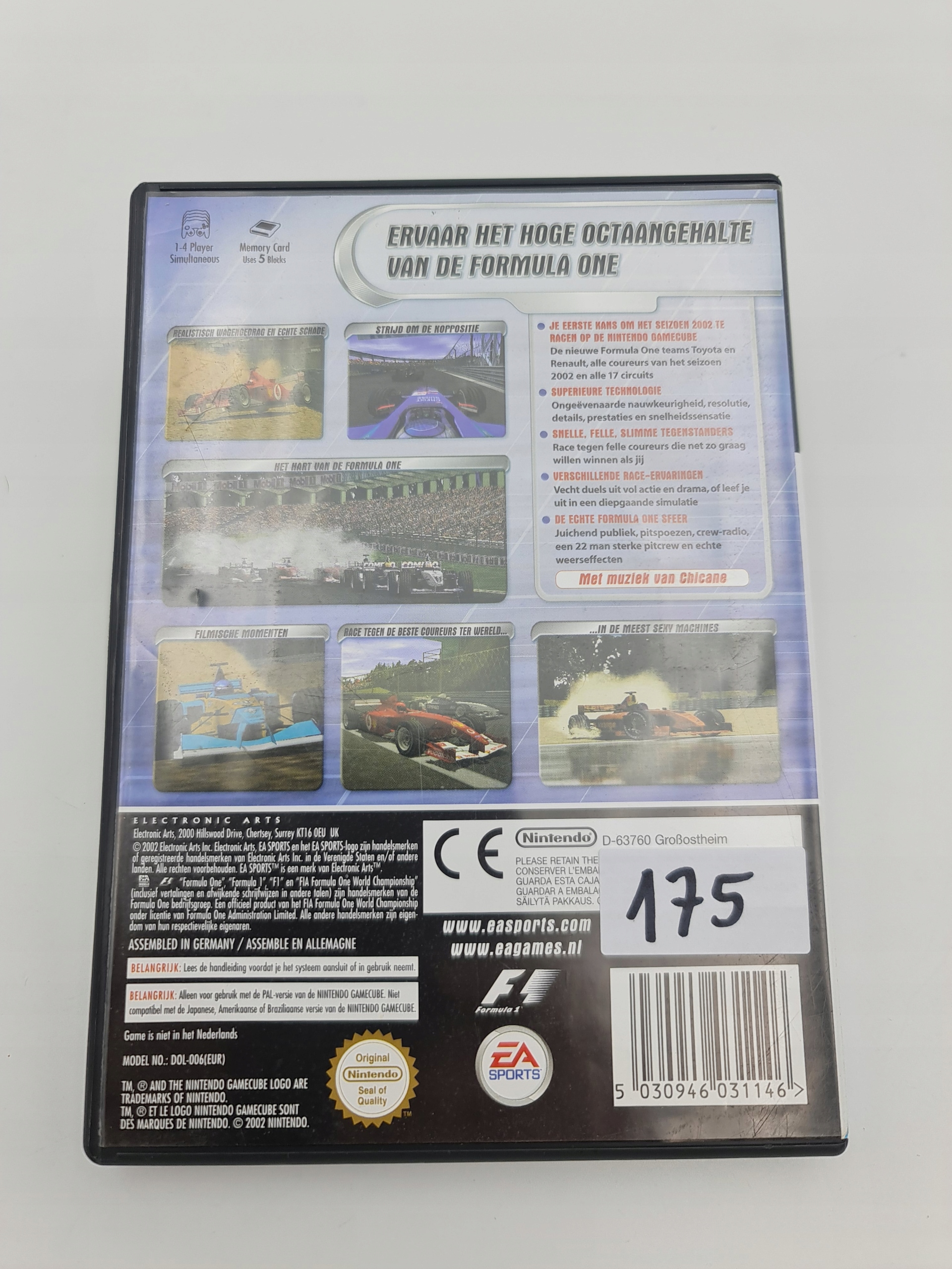 NINTENDO GAMECUBE F1 2002 Platforma Nintendo GameCube