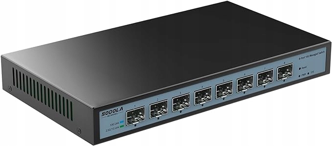 Sodola 8-portový přepínač spravovaný sítí 8 portů Sfp+ 10G 1539