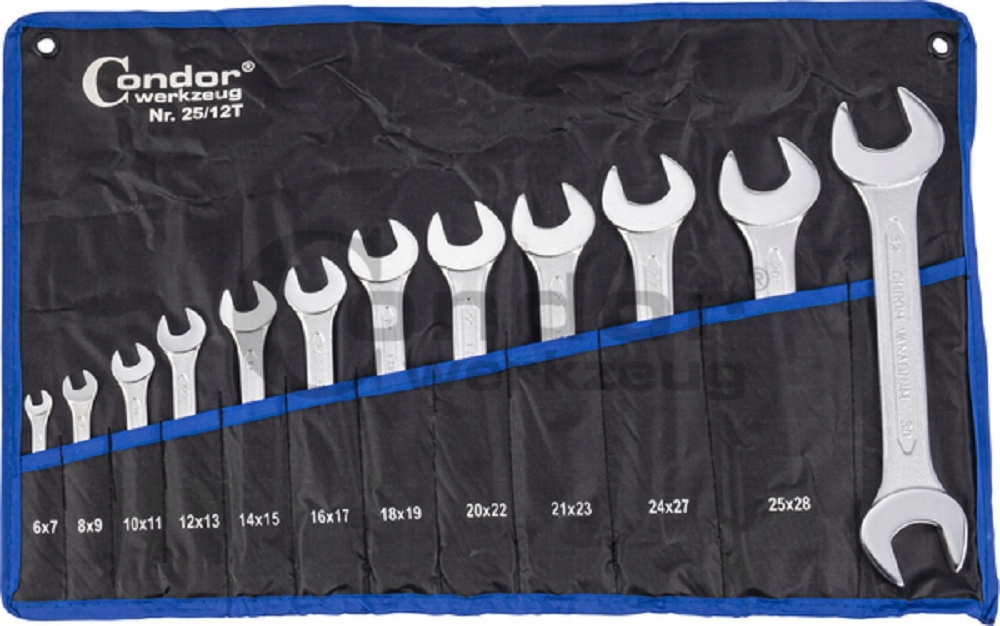 Kľúče Ploché 6-32 MM Sada 12KS Condor