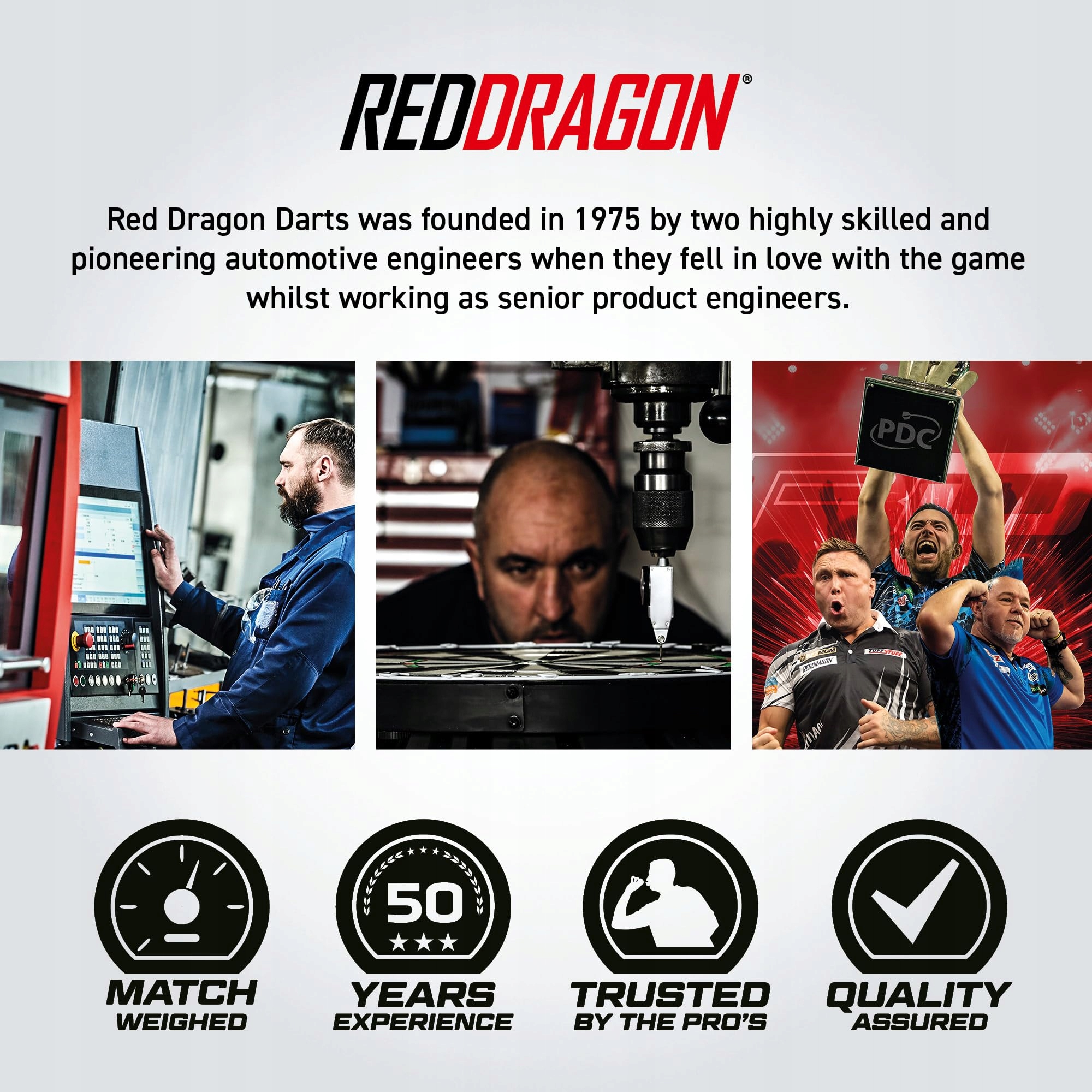 RED DRAGON Featherlite 2 12g Zestaw Rzutki Wolframowe z Lotkami i Trzonkami — miniatura 7
