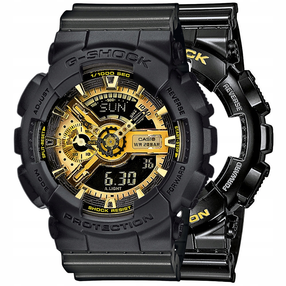 Hodinky Casio G-Shock Set GA-110GB-1AER Bezel 10358741 Řemínek 10467764 2