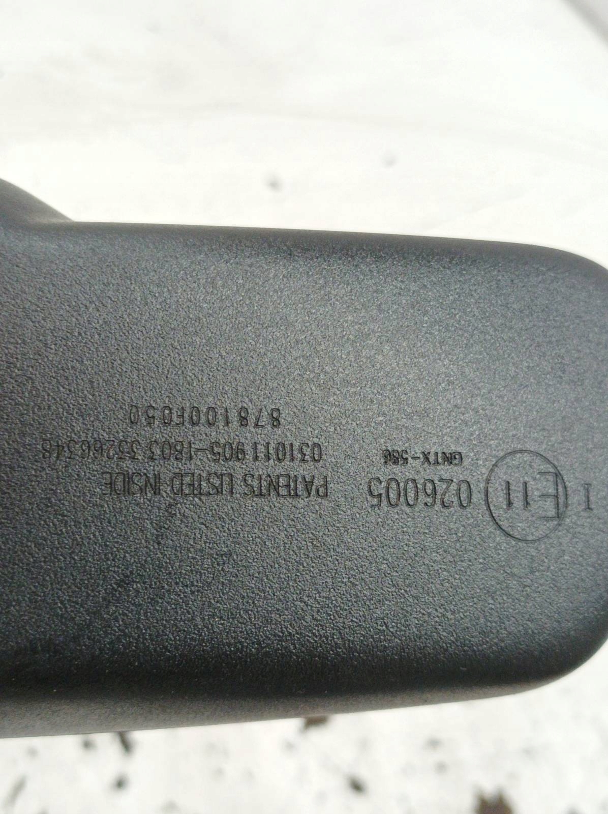 mirror inner T27 026005 Toyota Avensis III (2009-)