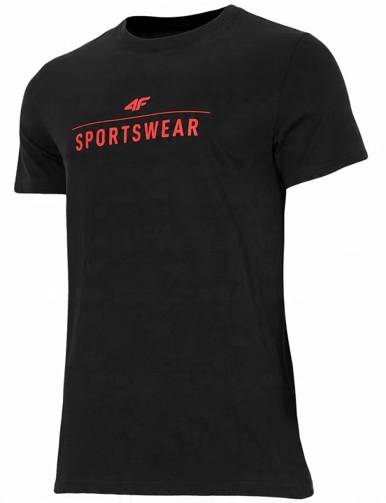 

Koszulka 4F Męska Bawełna T-shirt TSM354 Black 3XL