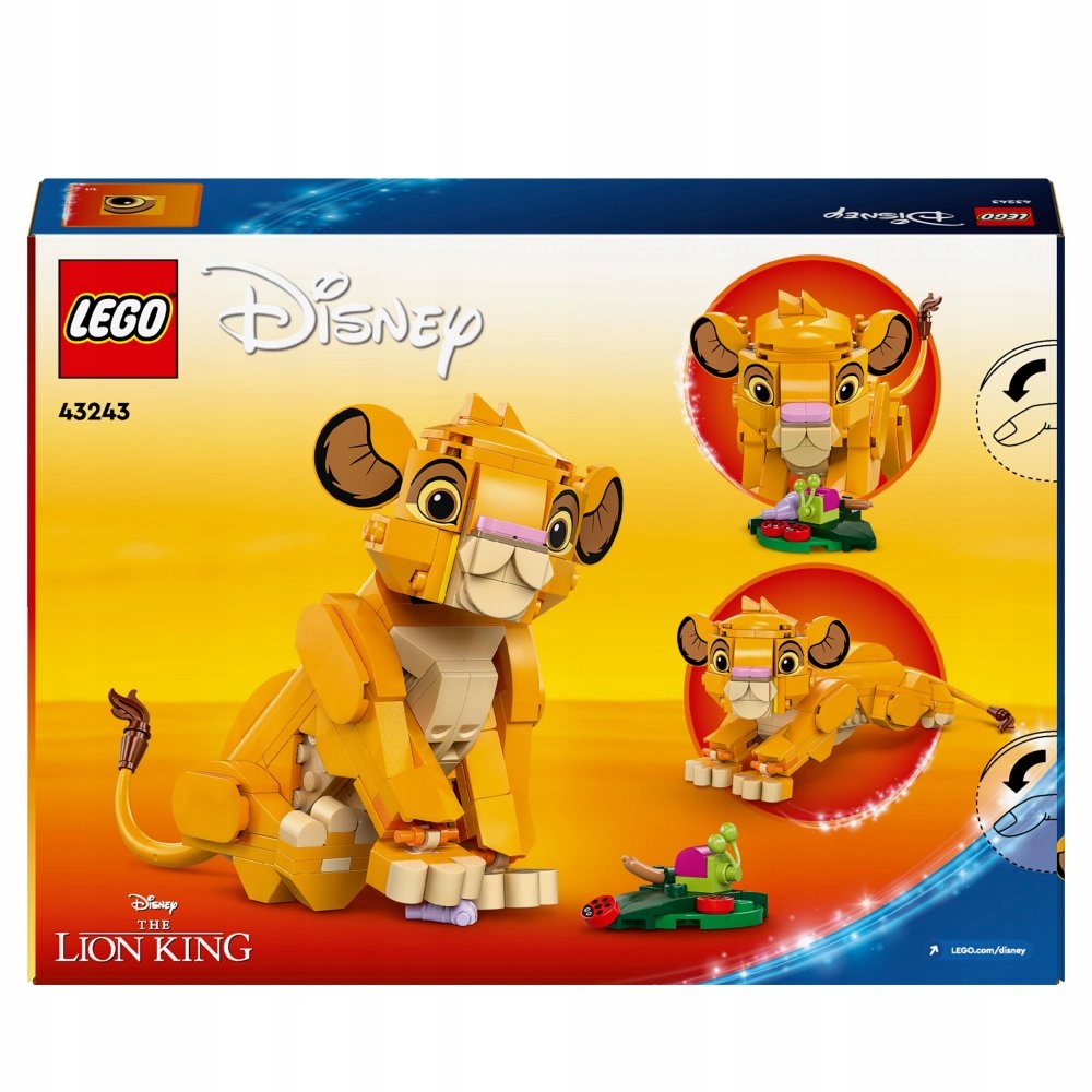 LEGO DISNEY CLASSIC Król Lew lwiątko Simba 43243 Numer produktu 43243