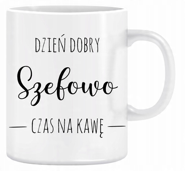 

Kubek Szefowej Kierowniczki Kobiety Czas na kawę