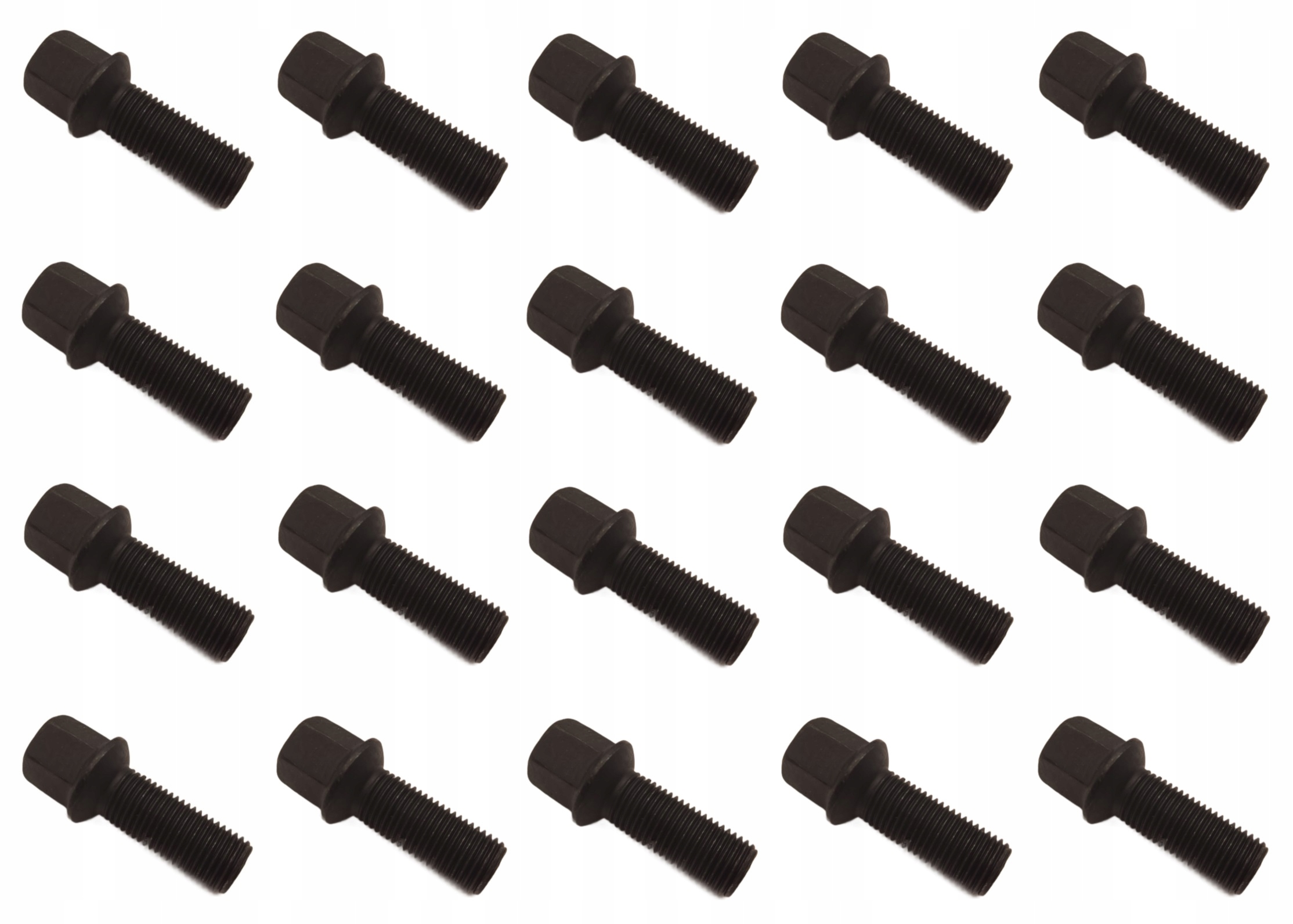 Šrouby 14x1,5x32 Černé Vw Passat Bora Golf Polo Seat Mercedes Audi 20x