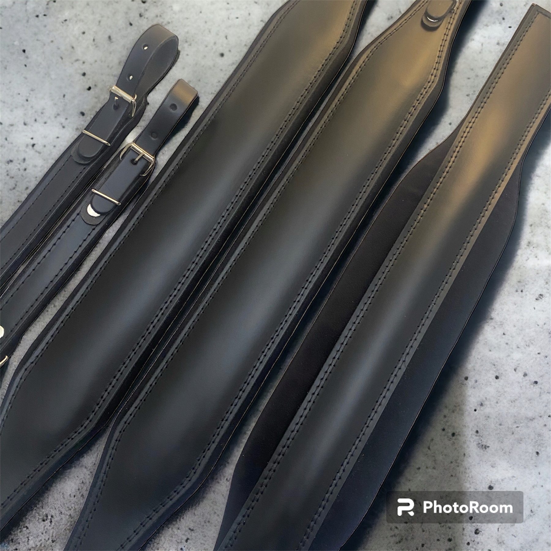 Sada pásů pro akordeon 60-80 basů, kůže